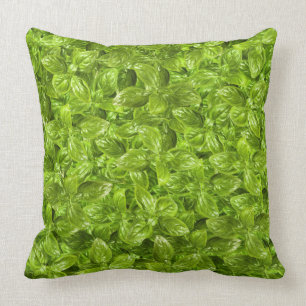 Basil Leaves Pattern Kussen