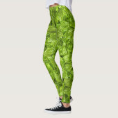 Basil Leaves Pattern Leggings (Links)