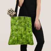 Basil Leaves Pattern Tote Bag (Dichtbij)