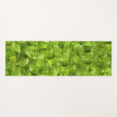 Basil Leaves Pattern Yogamat (Voorkant (horizontaal))