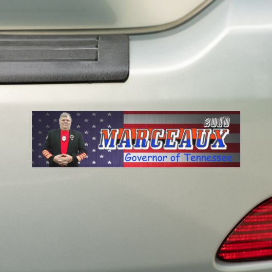 Basil Marceaux voor de gouverneur van Tennessee 20 Bumpersticker (Op auto)