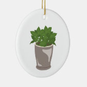 Basil-Plant Keramisch Ornament (Rechts)