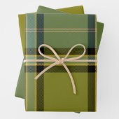 Basil & Sage Wrapping Paper Flat Sheet Set of 3 (In situ)