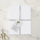 Basil Seed Packet Memorial begrafenis Cadeaulabel (Met Touw)