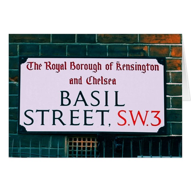 Basil Street - Kensington & Chelsea (Voorkant Horizontaal)