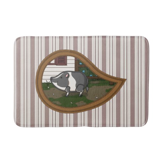 Basil the Pig Bath Mat (Voorkant)