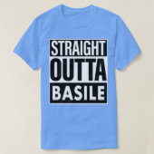 Basile naam Straight Out Basile T-shirt (Design voorkant)