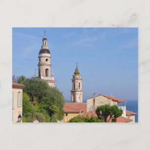 Basilica bij Menton in Frankrijk Briefkaart