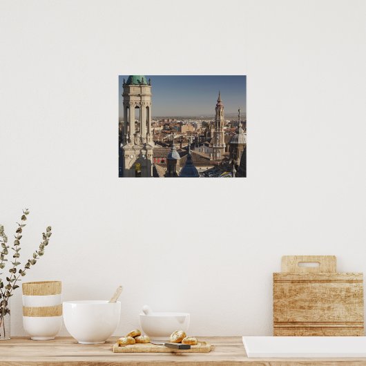 Basilica de Nuestra Senora del Pilar Poster (Keuken)