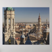 Basilica de Nuestra Senora del Pilar Poster (Voorkant)