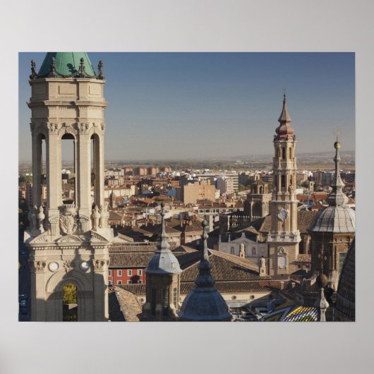 Basilica de Nuestra Senora del Pilar Poster (Voorkant)