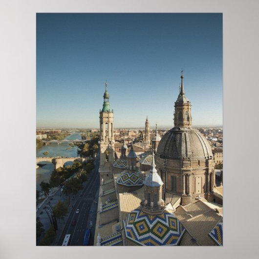 Basilica de Nuestra Senora del Pilar Poster (Voorkant)