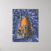 Basilica di San Lorenzo Florence Italië Canvas Afdruk (Voorkant)