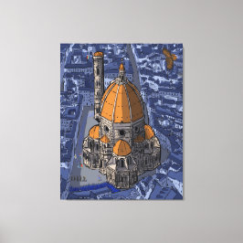 Basilica di San Lorenzo Florence Italië Canvas Afdruk