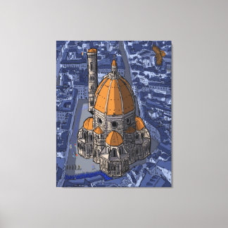 Basilica di San Lorenzo Florence Italië Canvas Afdruk