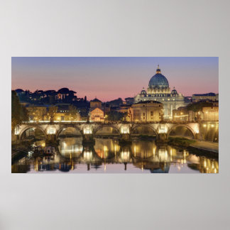 Basilica di San Pietro Roma Italia Poster