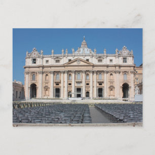 Basilica di San Pietro, Vaticaanstad, Rome, Italië Briefkaart