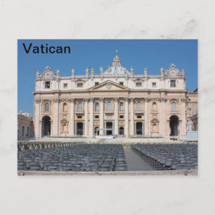 Basilica di San Pietro, Vaticaanstad, Rome, Italië Briefkaart