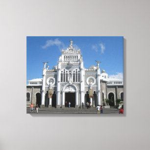 Basílica in Cartago, Costa Rica Canvas Afdruk
