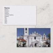 Basilica Nuestra Senora del Pilar in Recoleta Visitekaartje (Voorkant / Achterkant)