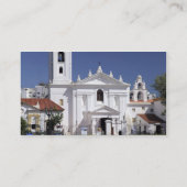 Basilica Nuestra Senora del Pilar in Recoleta Visitekaartje (Achterkant)