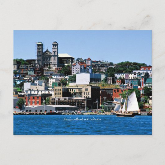 Basilica op de Shoreline in St. John's Briefkaart (Voorkant)