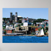 Basilica op de Shoreline in St. John's Poster (Voorkant)