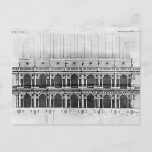 Basilica Palladiana bij Vicenza Briefkaart (Voorkant)