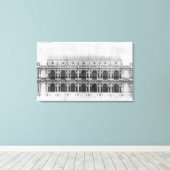 Basilica Palladiana bij Vicenza Canvas Afdruk (Insitu (Houten vloer))
