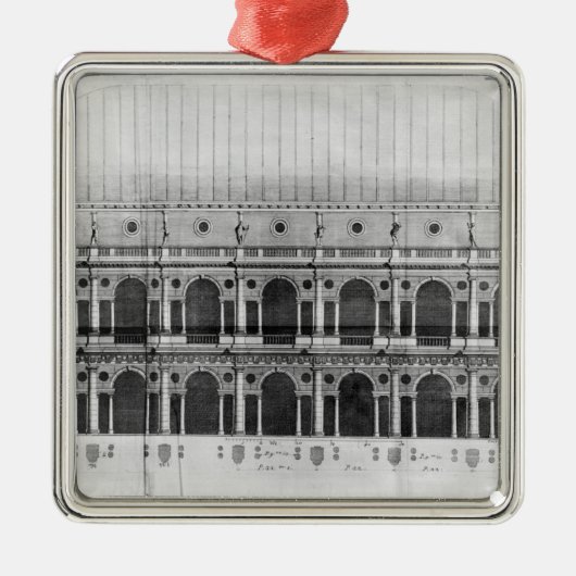 Basilica Palladiana bij Vicenza Metalen Ornament (Voorkant)