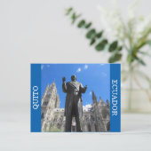 basílica quito briefkaart (Staand voorkant)