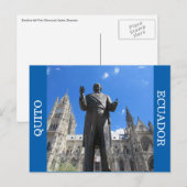 basílica quito briefkaart (Voorkant / Achterkant)