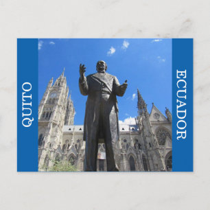 basílica quito briefkaart