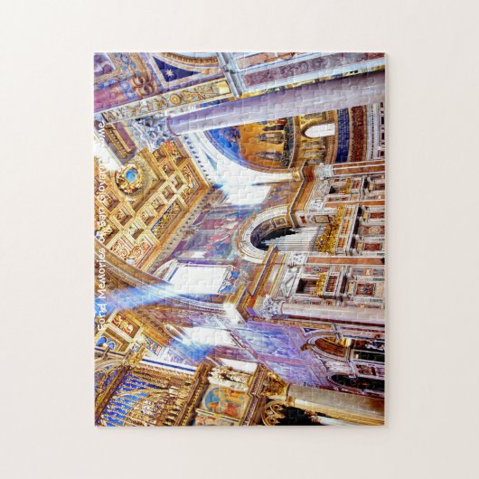 Basilica San Giovanni Rome. Jigzaag Puzzle Legpuzzel (Verticaal)