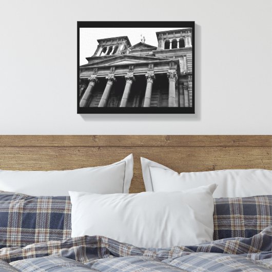 Basilica-Uitzicht Canvas Afdruk (Insitu (Slaapkamer))