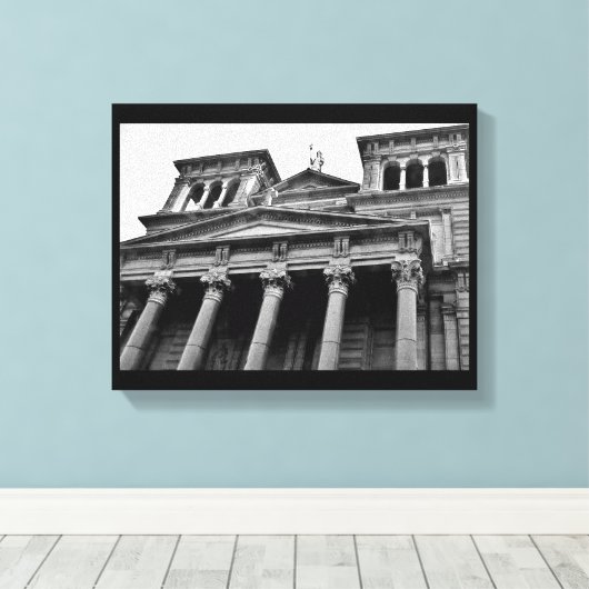 Basilica-Uitzicht Canvas Afdruk (Insitu (Houten vloer))
