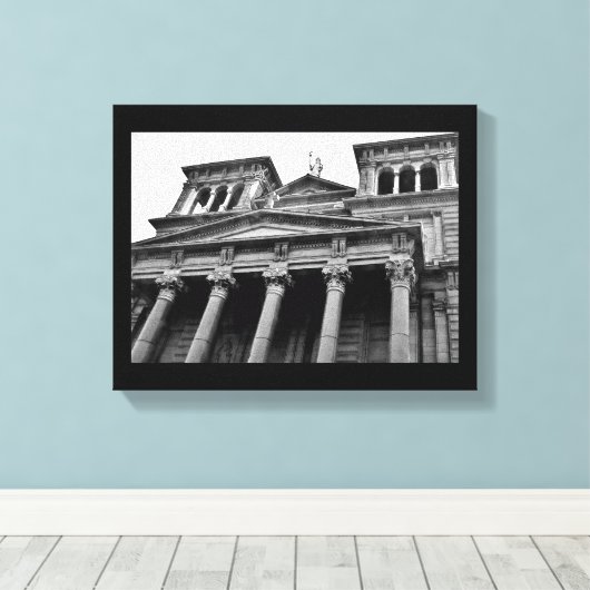 Basilica-Uitzicht Canvas Afdruk (Insitu (Houten vloer))