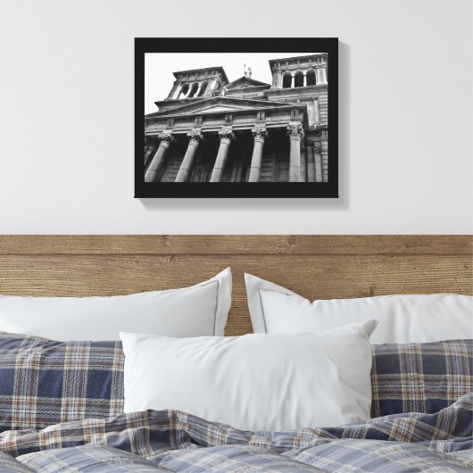 Basilica-Uitzicht Canvas Afdruk (Insitu (Slaapkamer))