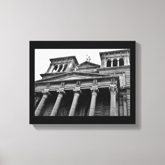 Basilica-Uitzicht Canvas Afdruk (Voorkant)