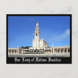 Basilica van de Onze Vrouwe Fátima in Fátima, Port Briefkaart