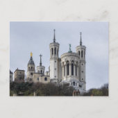 Basilica van het briefkaart Notre-Dame de Fourvièr (Voorkant)