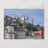 Basilica van het briefkaart Notre-Dame de Fourvièr (Voorkant)