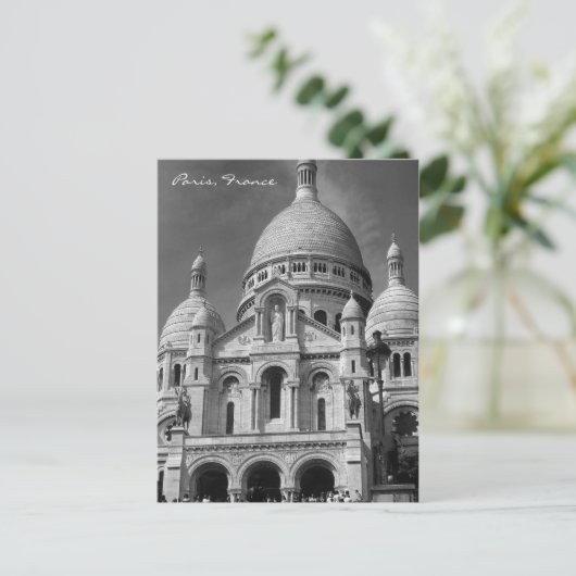 Basilica van het Franse Briefkaart Sacré-Coeur (Staand voorkant)
