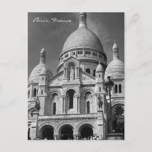 Basilica van het Franse Briefkaart Sacré-Coeur (Voorkant)