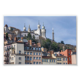 Basilica van Notre-Dame de Fourvière 2 Foto Afdruk