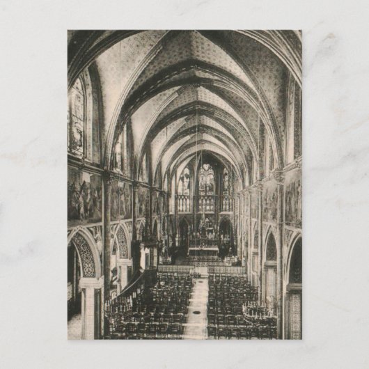 Basilica van Notre Dame du Sacre-Coeur Paris Briefkaart (Voorkant)