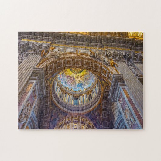 Basilica van Saint Peters Rome. Legpuzzel (Horizontaal)