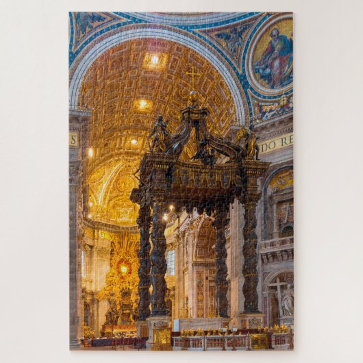 Basilica van Saint Peters Rome. Legpuzzel (Verticaal)