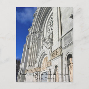 Basilica van Sainte Anne de Beaupre, Quebec, Canad Briefkaart