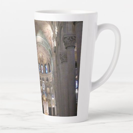 Basilica van Sainte Anne de Beaupre, Quebec, Canad Latte Mok (Rechts)